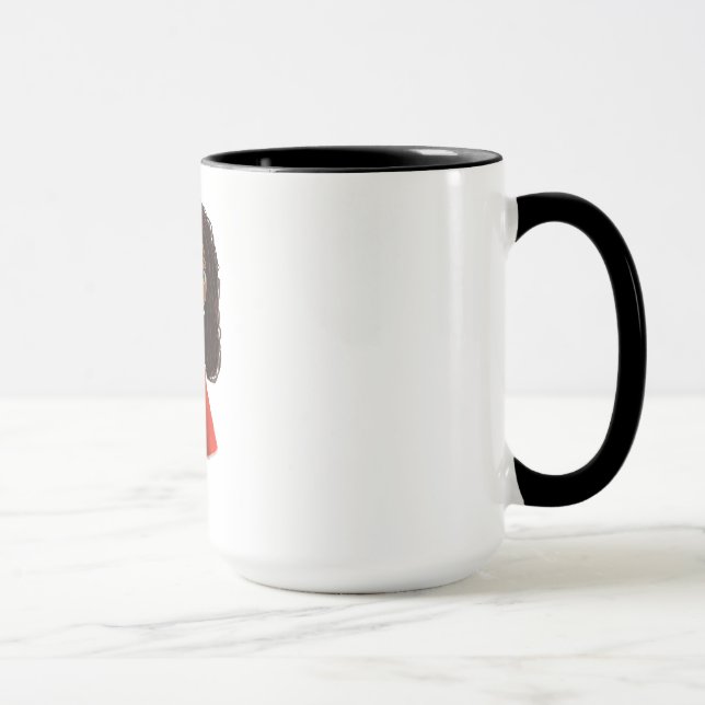 Afrikansk flickakaffemugg mugg (Höger)