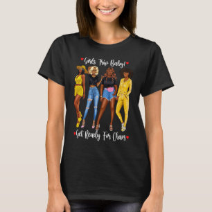 Afrikansk flickflickornas Resa Black Girls Trackdr T Shirt
