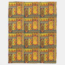 Afrikansk folkart - sömlösa former Mönster 1