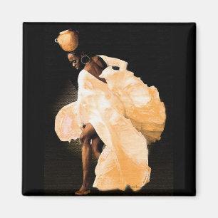 Afrikansk Folkdans Magnet