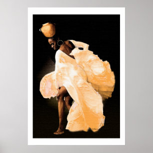 Afrikansk folkdans poster
