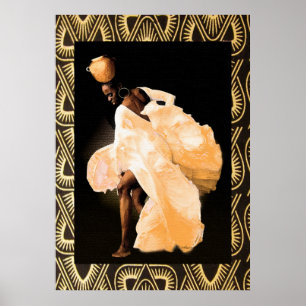 Afrikansk folkdans poster