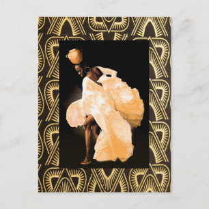 Afrikansk folkdans vykort