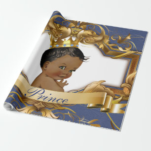 Afrikansk för baby showergåva för Prince Royal Presentpapper