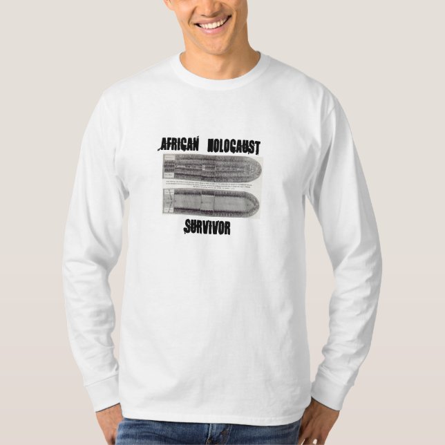 Afrikansk förintelseöverlevande tee shirt (Framsida)