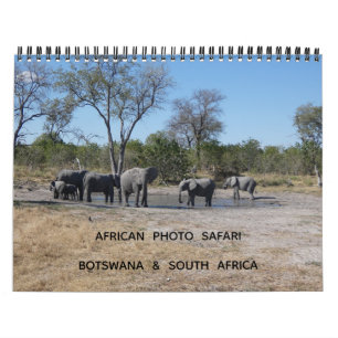 AFRIKANSK FOTO-SAFARI - BOTSWANA & SÖDRA AFRIKA KALENDER