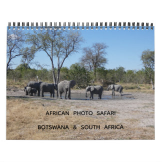 AFRIKANSK FOTO-SAFARI - BOTSWANA & SÖDRA AFRIKA  KALENDER
