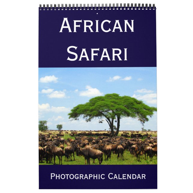 afrikansk fotografisk safari 2026 kalender (Omslag)