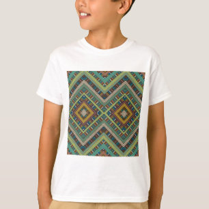 Afrikansk geometrisk motif t shirt