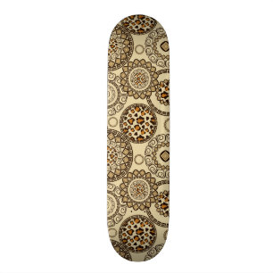 Afrikansk gepard hudmönster 3 skateboard bräda 19,5 cm