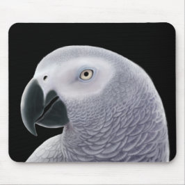 Afrikansk grå färgpapegoja Mousepad Musmatta