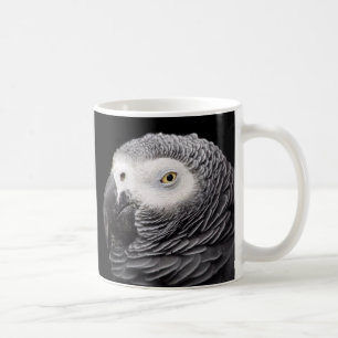 Afrikansk grå papegoja kaffemugg
