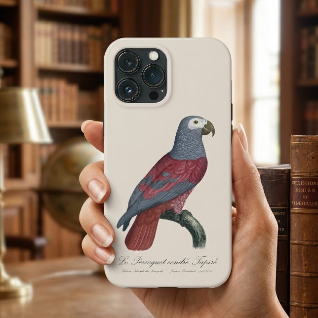 Afrikansk grå papegoja Röd faktor Psittacus Eritha (African Grey Parrot Red Factor Psittacus Erithacus. iPhone Case)