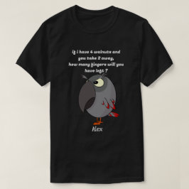 Afrikansk Grått-papegoja Se upp för finger! T Shirt