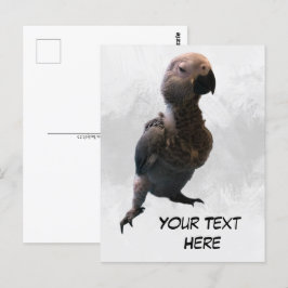 Afrikansk grått-papegoja, vykort för postkorsning