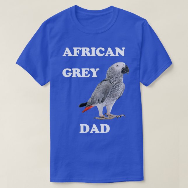 Afrikansk Grått Parrot 24 T Shirt (Design framsida)