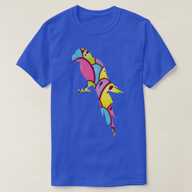 afrikansk grått parrot 25 t shirt (Design framsida)