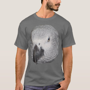 Afrikansk Grått Parrot Big Head T-Shirt