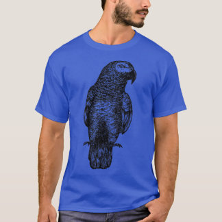 Afrikansk Grått Parrot Bird T Shirt