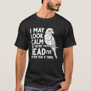 Afrikansk Grått Parrot Cage Bird Timneh Kongo T Shirt