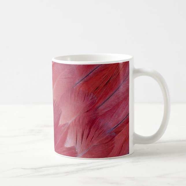 Afrikansk Grått Parrot Feather Design Kaffemugg (Höger)
