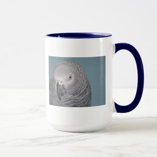 Afrikansk Grått Parrot Mugg (Höger)