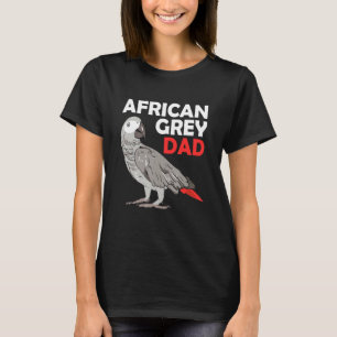 Afrikansk Grått Parrot Pappa Kongo Bird Far T Shirt