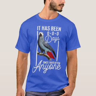 Afrikansk Grått Parrot Parakeet Birds T Shirt