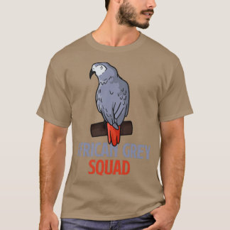 Afrikansk Grått Squad Funny Sayed Team Parrot 1 T Shirt