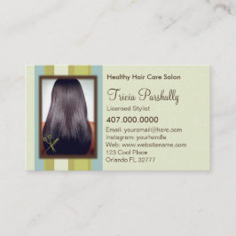 Afrikansk Hair Salon-avtalskort Tidsbeställning Kort