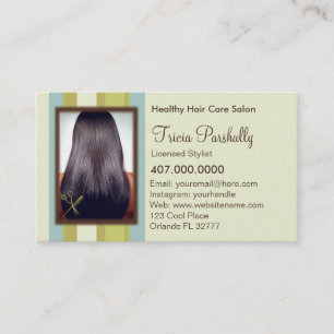 Afrikansk Hair Salon-avtalskort Tidsbeställning Kort