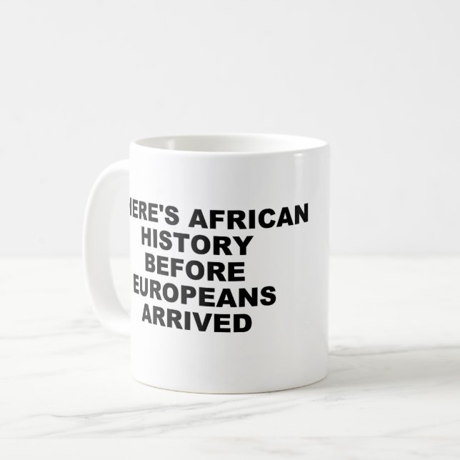 Afrikansk historia Mugg (Framsida vänster)