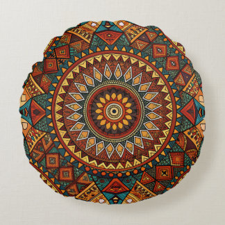 Afrikansk-inspirerad Geometric Dekorativ kudde Cov