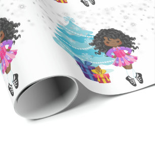 Afrikansk irländsk dansare Vinterjul Presentpapper