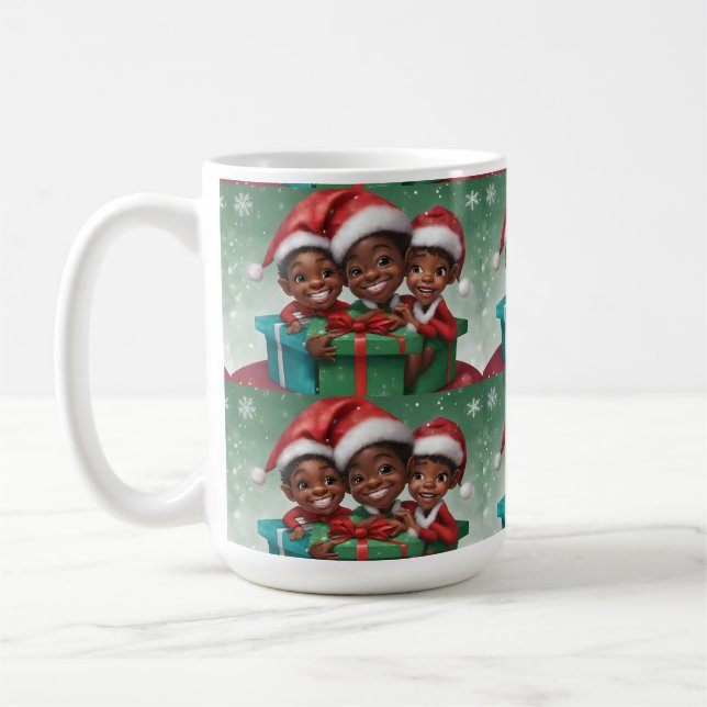 Afrikansk jul Elf Kaffemugg (Vänster)