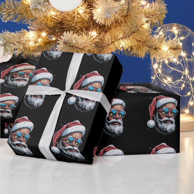 Afrikansk jul Pajama Julafton Afro Santa Presentpapper (Helgdagar)