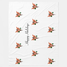 Afrikansk julfairy Fleece Blanket