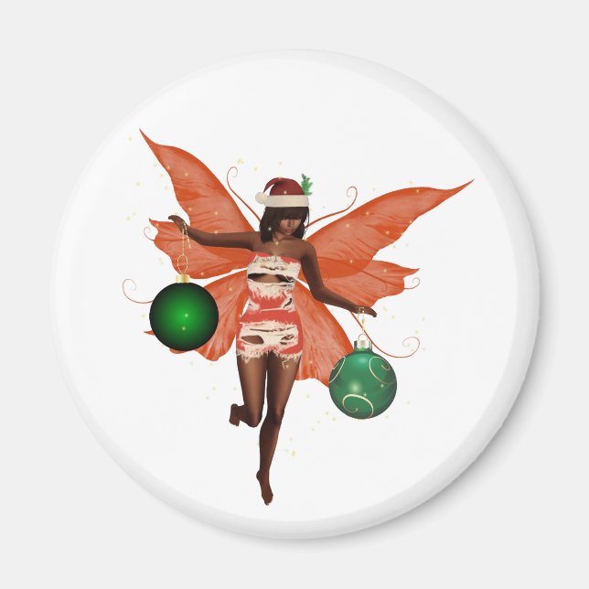Afrikansk julfairy Magnet (Framsidan)
