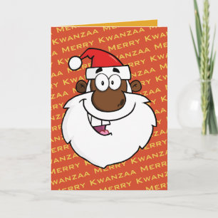 Afrikansk juljul Kwanzaa Hälsning Helgkort