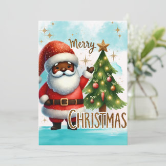 Afrikansk juljulkort julkort