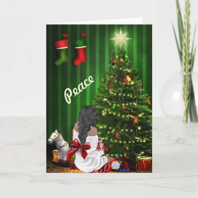 Afrikansk julkort kort (Framsida)