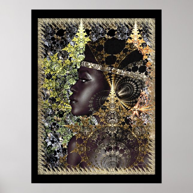 Afrikansk jungle Flower Poster (Framsidan)