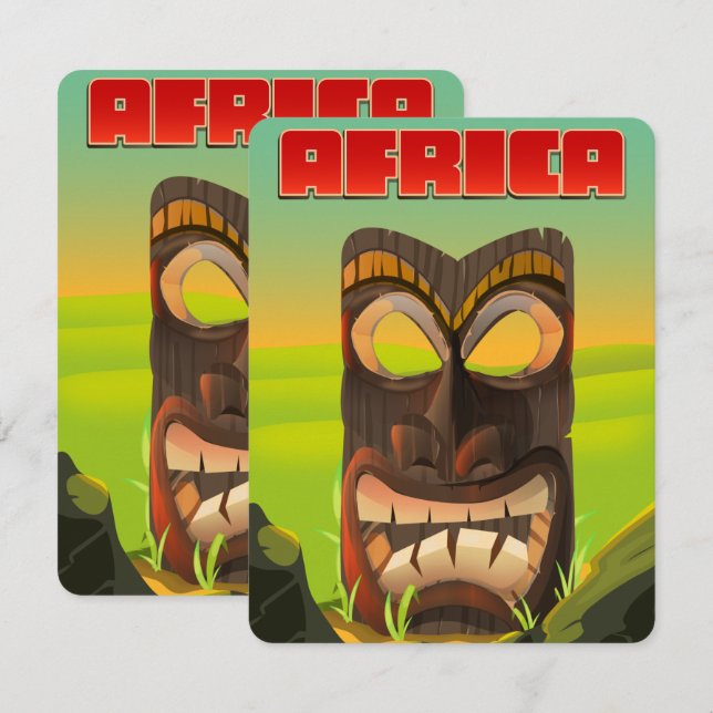 Afrikansk kapad chef (Fram/baksida)