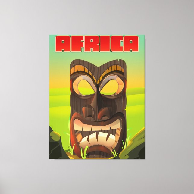 Afrikansk kapad chef canvastryck (Framsida)