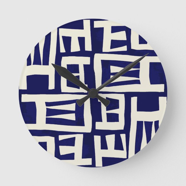 Afrikansk Karta - Elfenbenskusten för flottan Rund Klocka (Framsida)