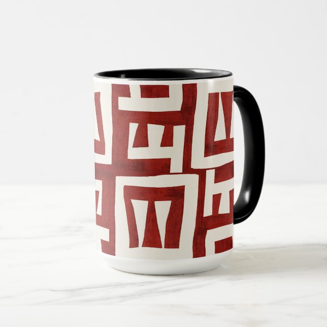 Afrikansk Karta-stamdesign Mugg (Framsida höger)