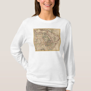 Afrikansk karta tee shirt