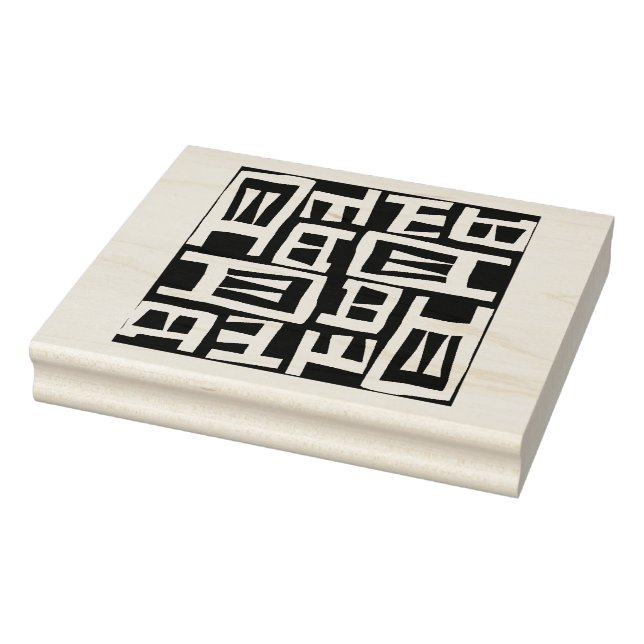 Afrikansk kartdesign gummistämpel stämpel (Stämpel)