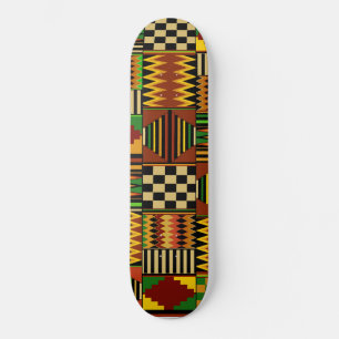 Afrikansk Kente Design Skateboard