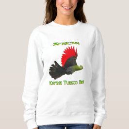 Afrikansk Knysna Turaco Bird Sweatshirt T Shirt